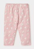 Juniors pink all over animals printed shirt & pyjama set (set of 2)