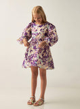 Juniors all over abstract printed frock