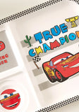 Cars themed 3 sectioned plate