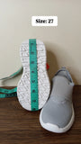 Oaklan grey slip on shoes