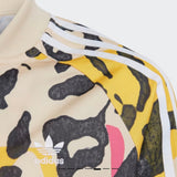 Adidas girls multicolor splash zipped pullover