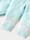 Juniors blue unicorn hoodie & pyjama set (set of 2) (Winter)