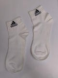 Adidas white ankle socks