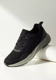 Max black textured shoes