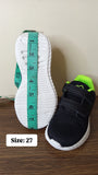 Oaklan black shoes with green lining