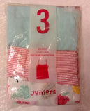 Juniors fruits & stripe printed vests (set of 3)