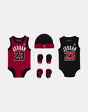 Nike Jordan Black & red starter set (Pack Of 5) (Box Packaging)