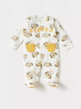 Simba embroidered sleepsuit with pockets