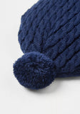 Juniors Knitted Monkey Cap with Pom Pom(Winter)