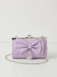 Frozen lilac clutch