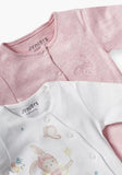 Juniors pink magical sleepsuits (set of 2)