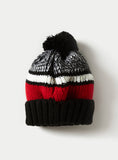 Disney Mickey Mouse Embroidered Beanie Cap with Pom-Pom Accent (Winter )