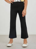Juniors girls black flared leggings