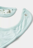 Juniors Dinosaur Print Bib with Snap Button Closure