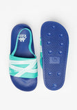 Kappa blue slides with backstrap