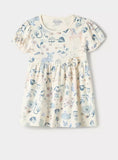 Juniors all over pastel printed frock (Summer)