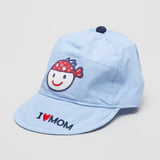Juniors printed cap with Elasticised Strap