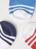 Juniors multi striped socks (pack of 3)