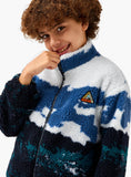 Juniors plush colorblock pullover (Super warm) (Winter)