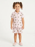 Minnie mouse printed shirt & shorts set (set of 2) (Summer)