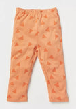 Juniors orange triangle shirt & Pyjama set (set of 2)