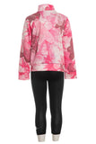 Nike Pink Tie & Dye Fleece Lined Zipped Pullover (Winter)