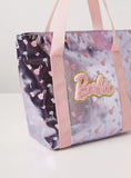 Barbie pink holographic handbag