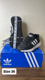 Adidas grey Swift Run shoes (Box Packaging)
