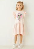 Lol doll printed frock with netted sleeves (Summer)