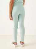 Juniors blue unicorn leggings