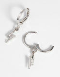 Lovisa Huggies silver earrings (Jewellery)