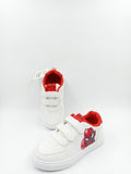 R&B solid white spiderman shoes