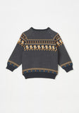 Giggles dark knitted fox pullover (Winter)