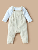 Juniors beige knitted dungaree (Winter)