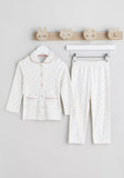 Juniors all over floral printed button down shirt & Pyjama set (set of 2)