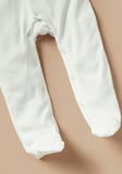 Giggles White Boys formal coat Sleepsuit
