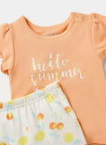 Juniors hello Summer shirt & Pyjama set (set of 2) (Summer)