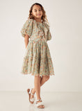 Eligo pastel floral frill frock (Summer)