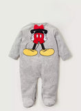 Disney Mickey Mouse Theme Grey Fleece Sleepsuit (Winter)