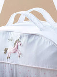 Giggles unicorn Embroidered Diaper Bag with Changing Mat