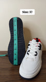 Matalan white colorblock laceup shoes