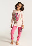 Juniors Pink Leopard girl power shirt & pyjama set (set of 2)