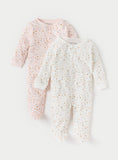 Juniors all over spotty sleepsuit (set of 2)