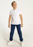 Juniors solid white polo tshirt (Summer)
