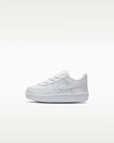 Nike Force solid white perforated shoes (Box Packaging)