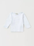 Juniors Blue Bear Solid White Shirt & Knitted Dungaree (Set Of 2)(Winter)