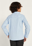Juniors blue Fullsleeves boys dress shirt