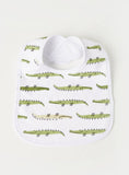 Juniors Alligator Oh Snap bib(set of 3)