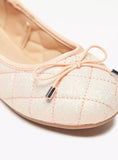 Little Missy Quilted Glitter Ballerinas