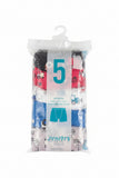 Juniors vehicle boys boxers (set of 5)